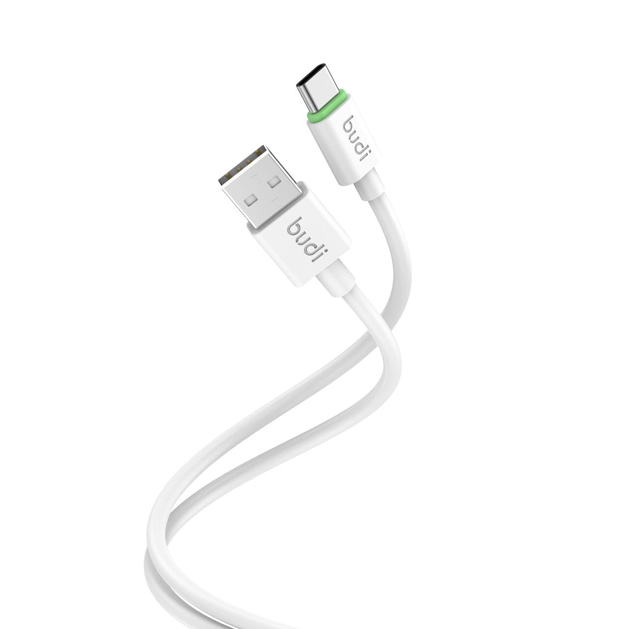 BUDI USB-A to USB-C Cable 1m | 2.4A Fast Charge | Durable Braided | Charge & Sync