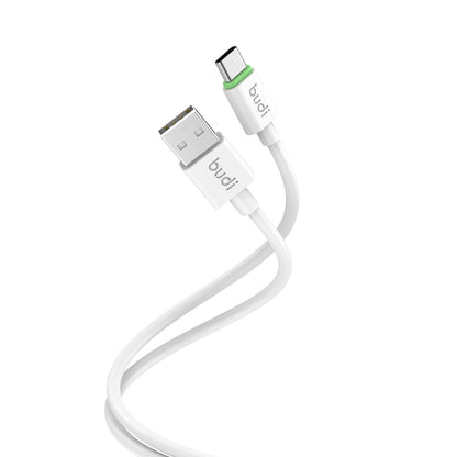 BUDI USB-A to USB-C Cable 1m | 2.4A Fast Charge | Durable Braided | Charge & Sync