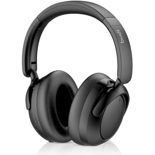 BUDI Wireless Stereo Earphones Black – EP51B Noise Cancelling Earbuds