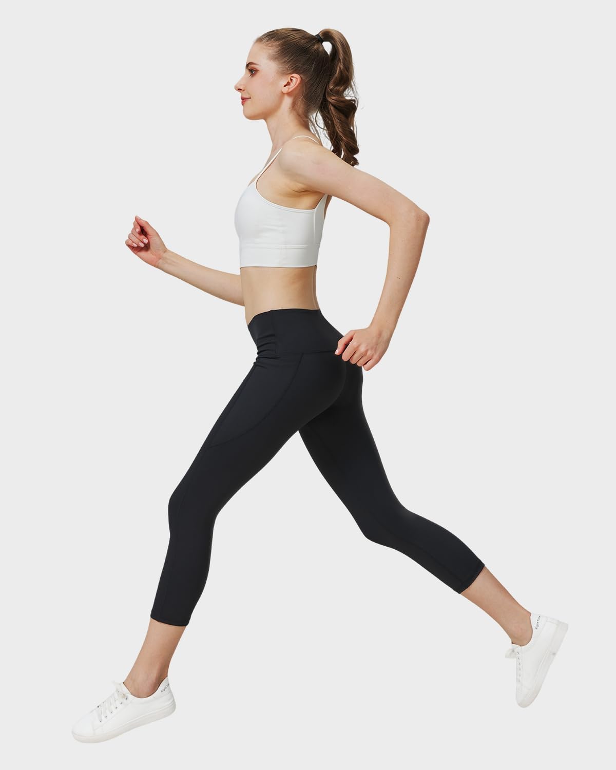 Zylioo Carpi Yoga Pants for Women – Cropped Workout Leggings with Pockets