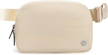 BALEAF Belt Bag Women Crossbody Fanny Pack Fashion Waist Packs Adjustable Strap Black 1L