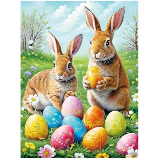 500‑Piece Easter Bunnies Jigsaw Puzzle – Family Puzzle for Adults & Kids (Gift Idea)