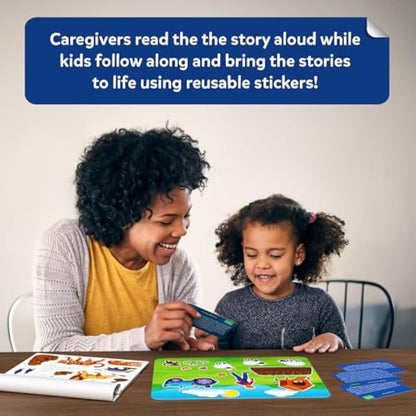 Kids Storytelling Activity Kit | 150+ Reusable Stickers, Mess-Free Creative Play — Ages 3–7
