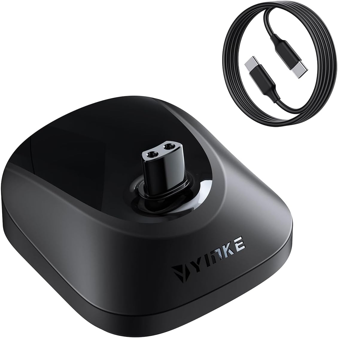 YINKE 3.5V–12V Charging Base for Braun Electric Shavers – Compatible with Series 3/5/6/7/8/9 (Travel Stand)