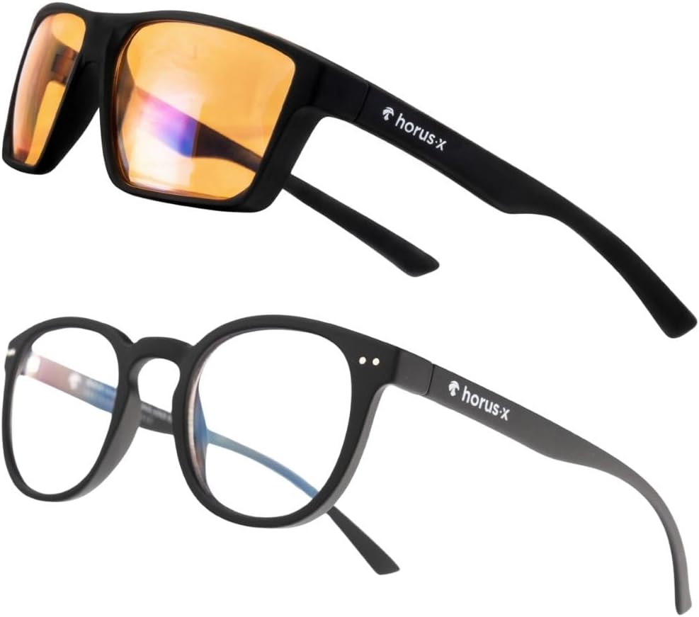 Horus X Blue Light Glasses V3 – Screen Glasses for Men & Women (Gaming & Everyday Use)