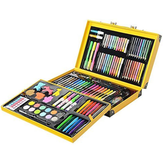 Conda Deluxe Wooden Art Set for Kids – 159 Piece Set in Wooden Box | Ideal for Beginners Budding Artists & Creative