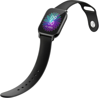 Universal Silicone Watch Strap – 18mm 19mm 20mm 22mm Replacement Band for Garmin, Samsung, Fossil, Huawei & More | Black | UK