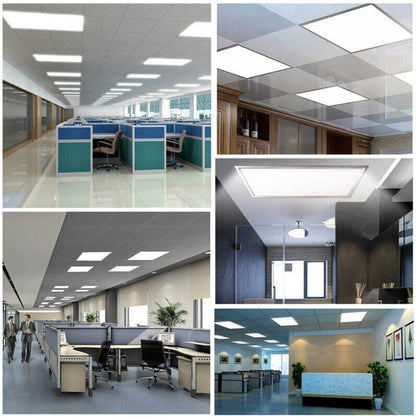 48W 600x600mm LED Panel Light – Cool White 6500K, Ultra-Slim Ceiling Panel with 3-Year Warranty, 4800 Lumens, Commercial & Office Lighting