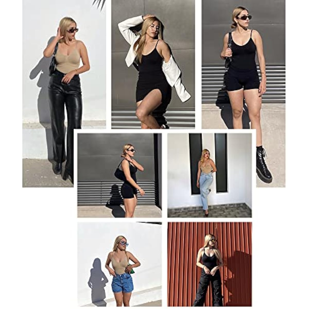 Women's Tummy Control Sculpting Bodysuit | Backless Thong Shapewear Body Shaper — Black
