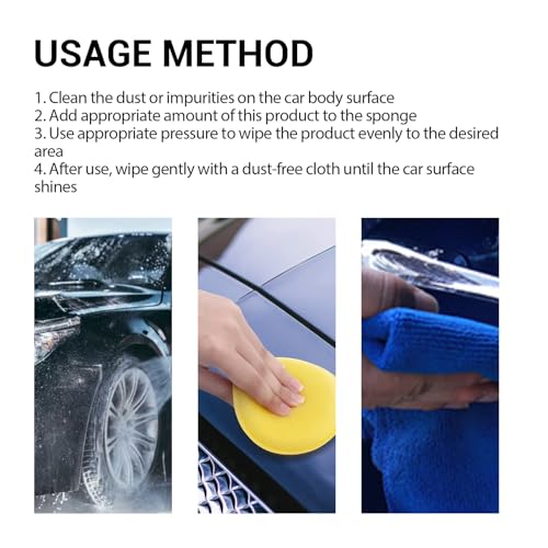 Car Scratch Repair Wax 100ml – Car Paint Polishing Paste for Minor Surface Marks