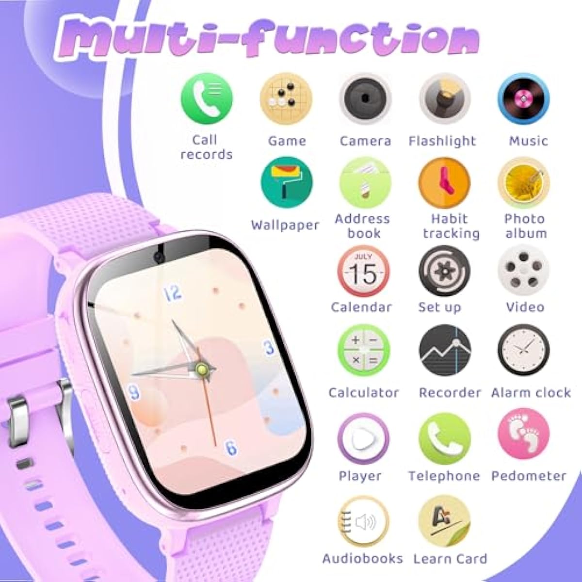 Children's Smartwatch | Kids Watch Phone with Call, SOS, Games & Camera | Ages 4-12