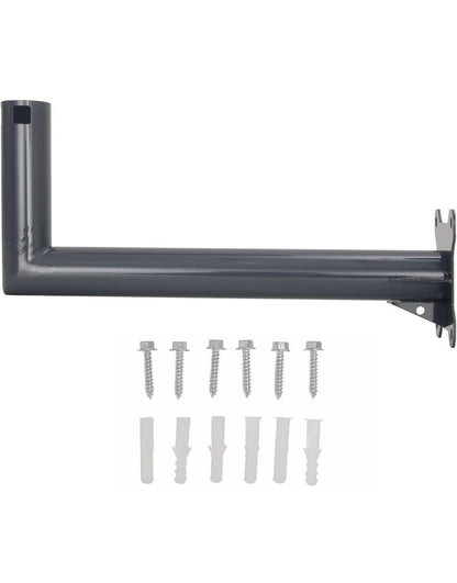 PEESHON Starlink Wall Mount - Antenna Pole Bracket for Balcony, Roof etc