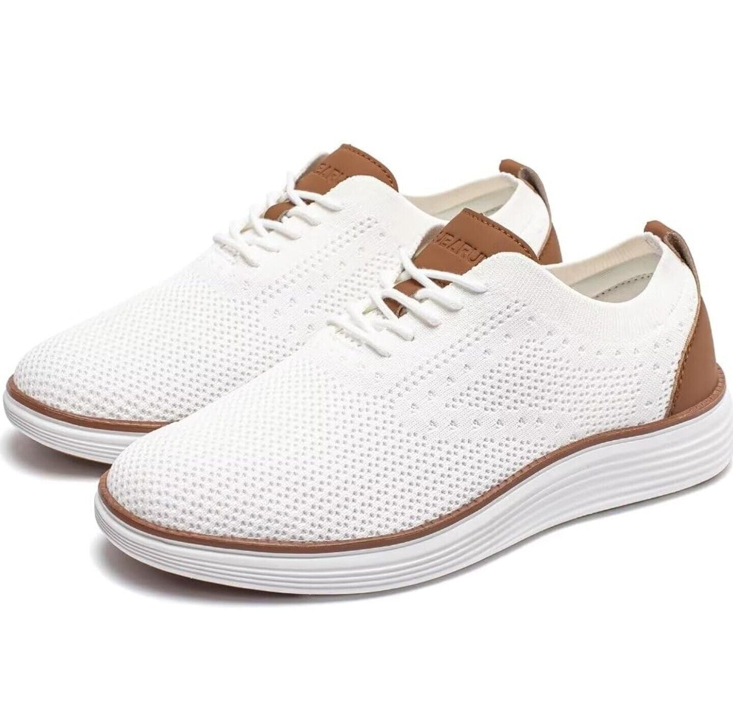 GUBARUN Men's Mesh Oxfords - Stylish Business Dress Sneakers & Casual Walking S