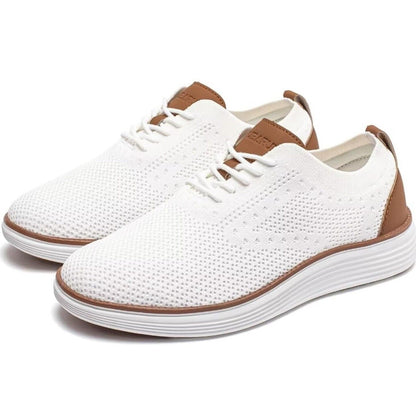 GUBARUN Men's Mesh Oxfords - Stylish Business Dress Sneakers & Casual Walking S