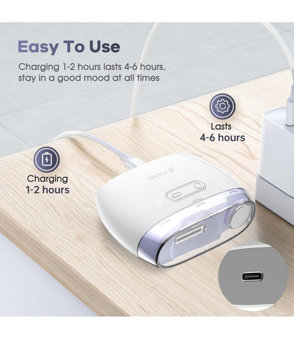 Flend Electric Nail Clippers & Sanding Polisher -Portable Rechargeable Nail Care