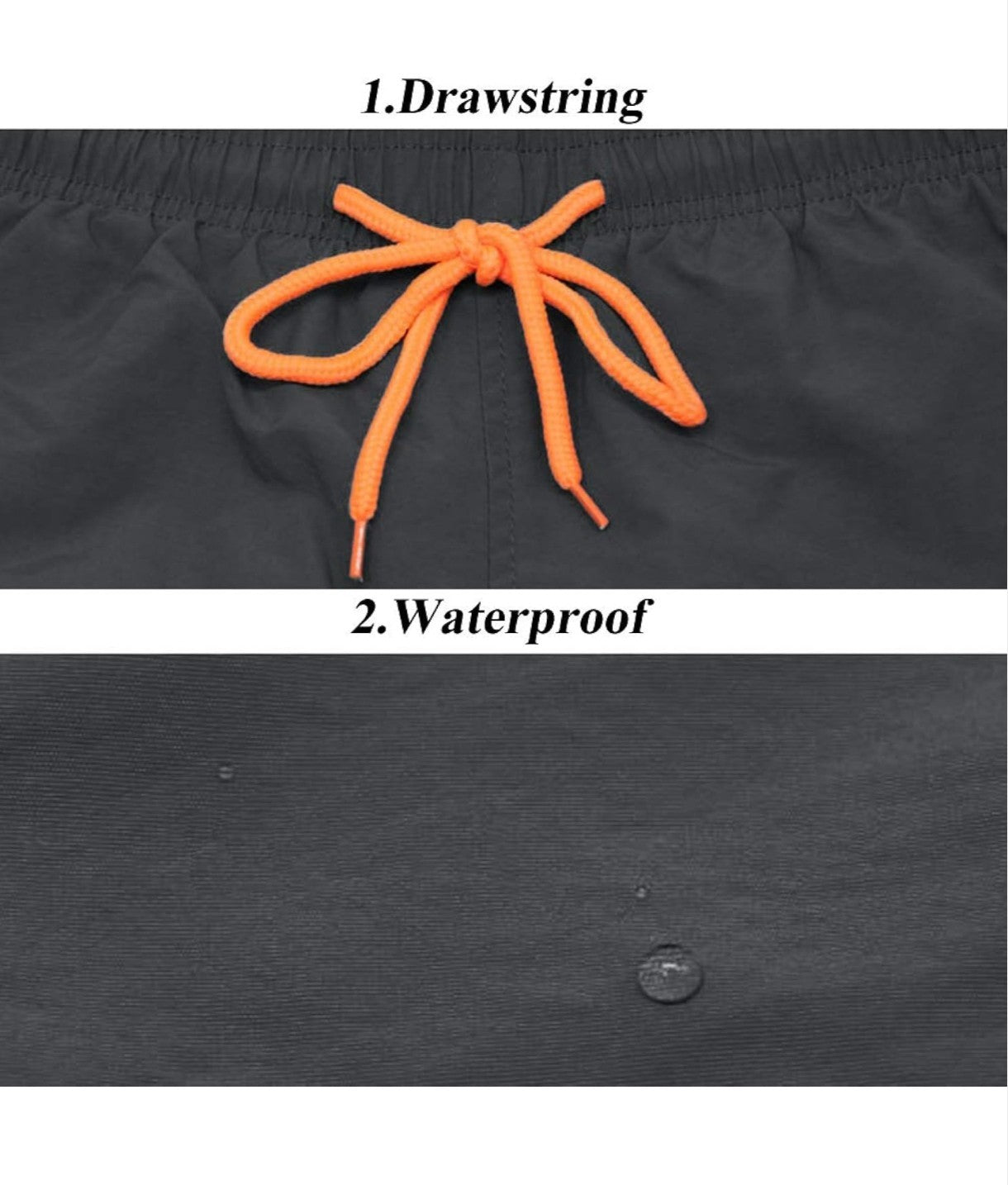 Men’s Quick-Dry Swim Trunks – Waterproof Board Shorts for Beach Swimming & Surfing