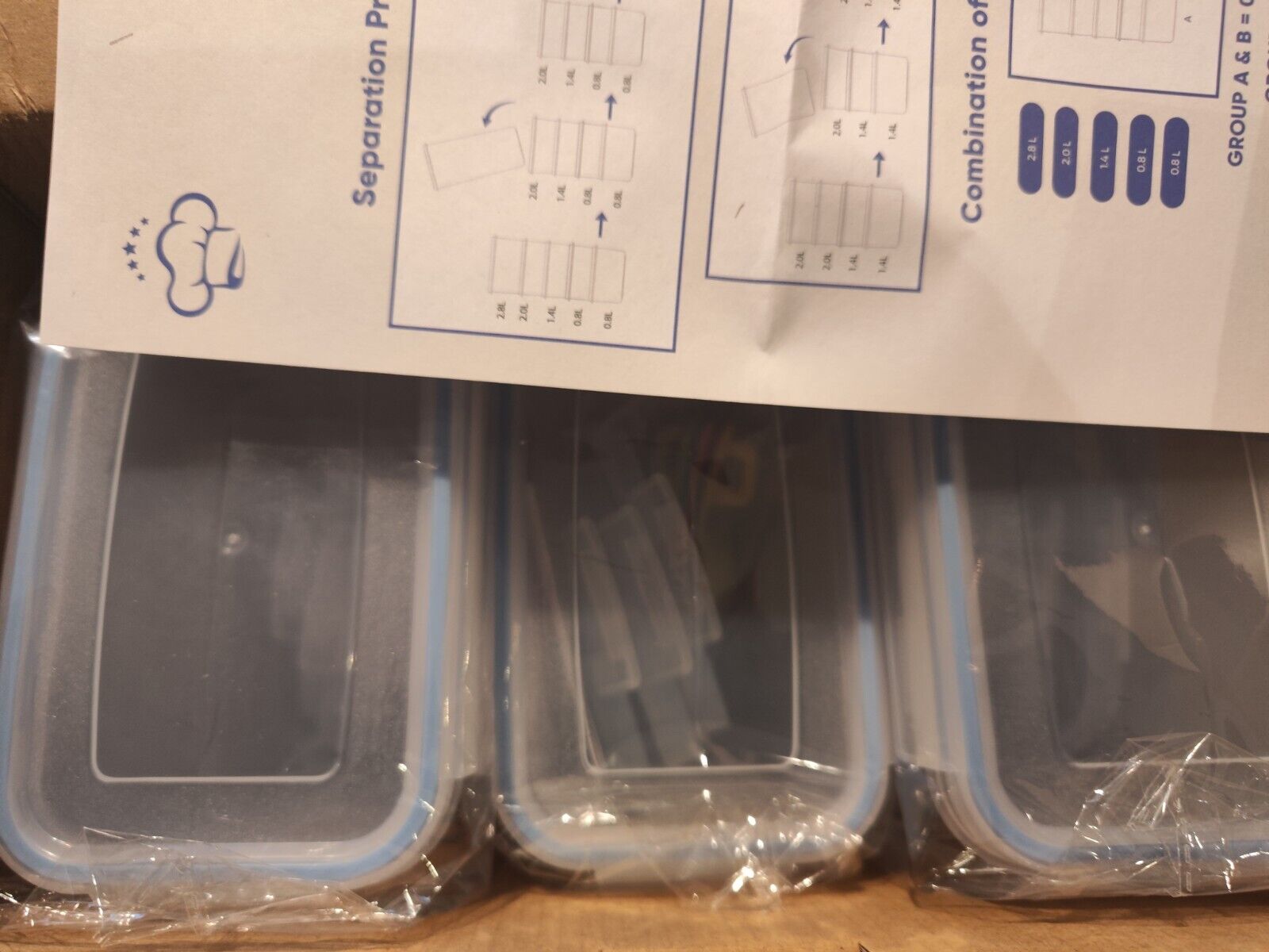 Chef's Path 14-Piece Airtight Food Storage Containers - Kitchen Organiser Set
