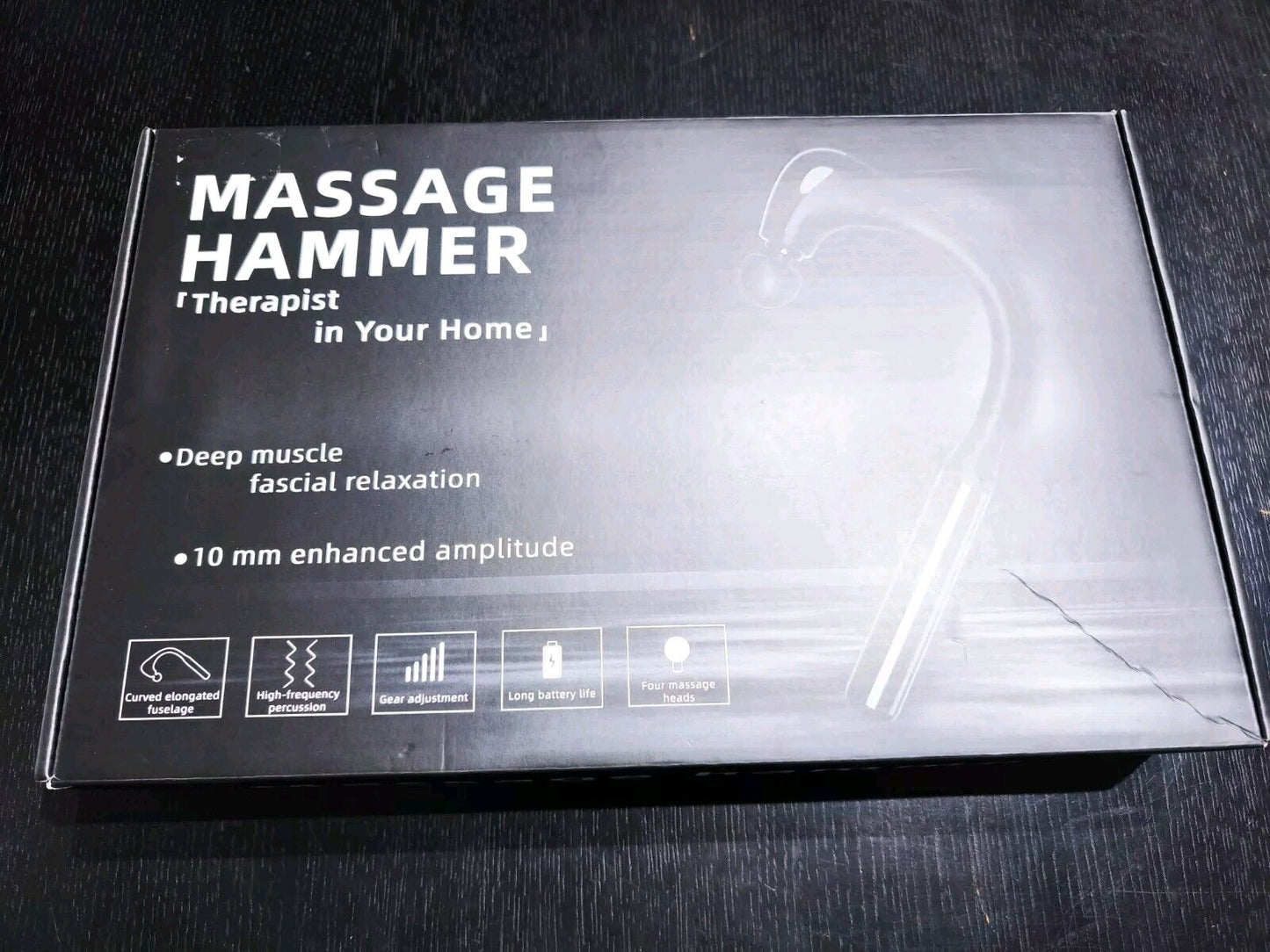 Deep Tissue Body Hammer Massager U-Shaped Massage Gun With Extended Handle