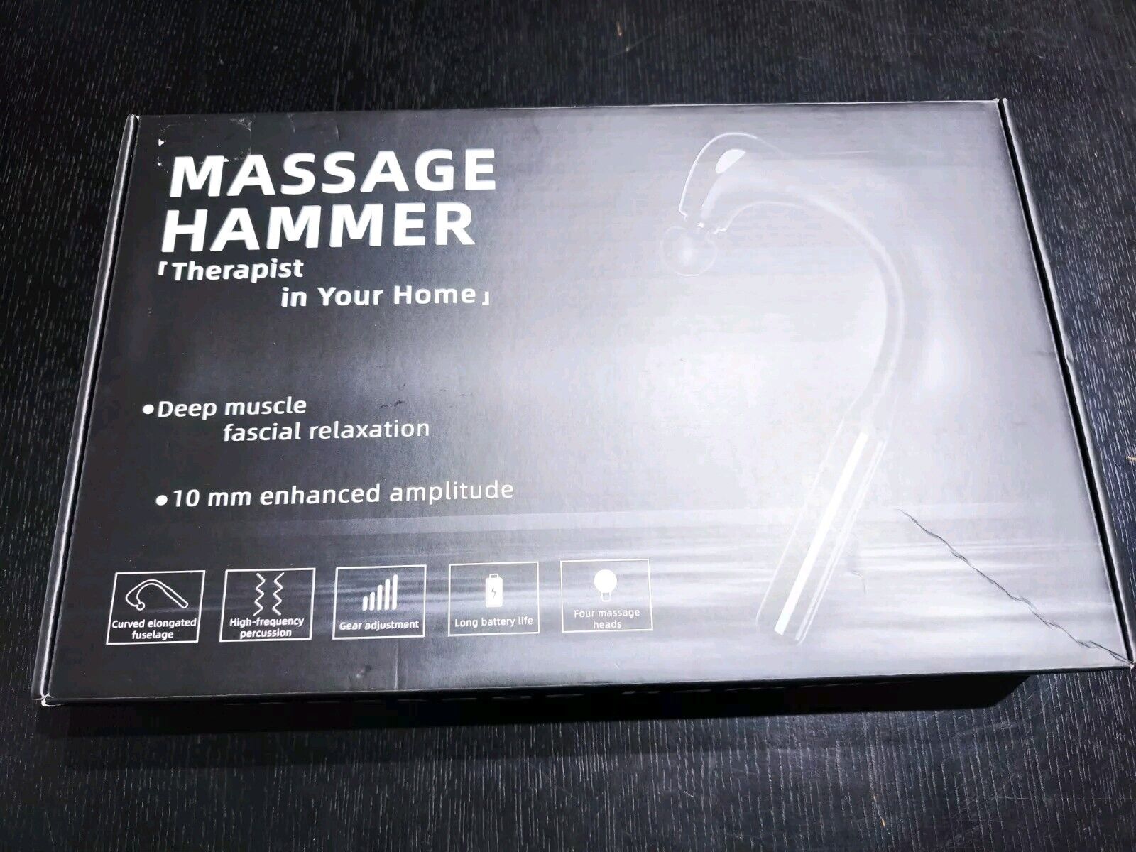 Deep Tissue Body Hammer Massager U-Shaped Massage Gun With Extended Handle