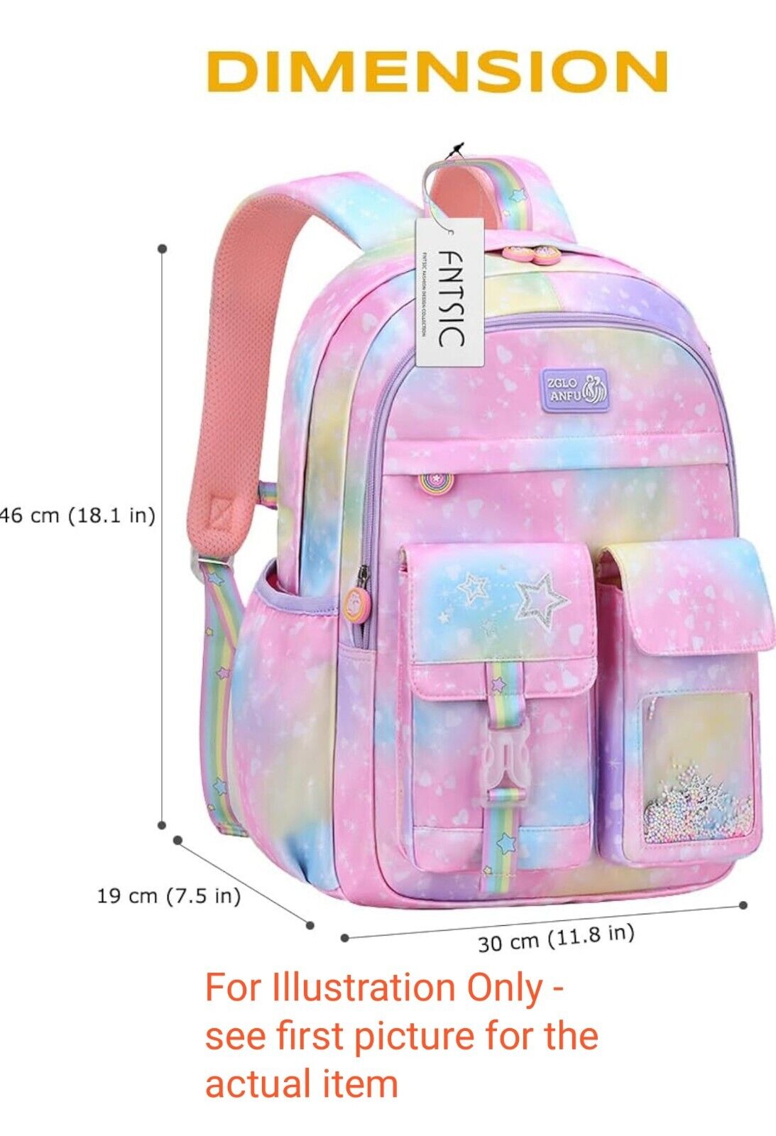 Cute Princess School Bags - Kawaii Kids Backpacks, Large Capacity & Lightweight