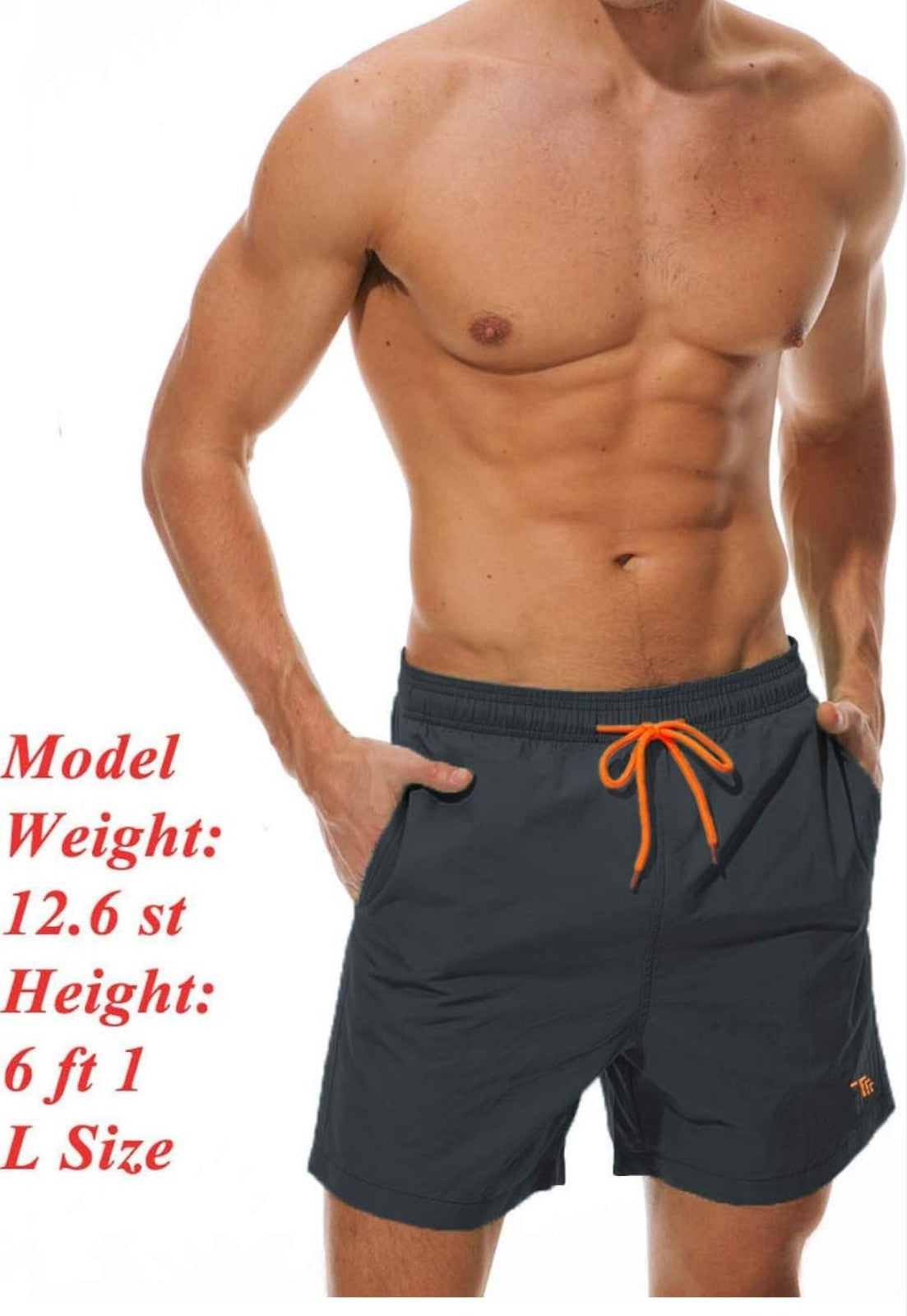 Men’s Quick-Dry Swim Trunks – Waterproof Board Shorts for Beach Swimming & Surfing