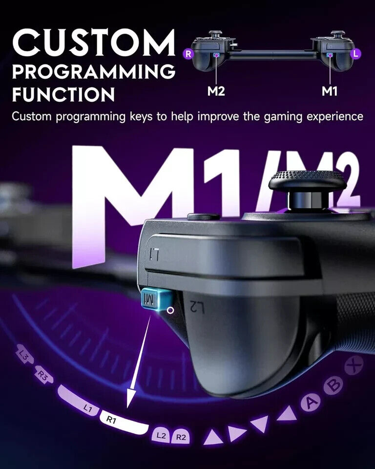EasySMX M10 Mobile Gaming Controller for Android/iPhone 15 - USB-C