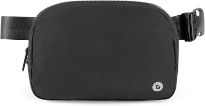 BALEAF Belt Bag Women Crossbody Fanny Pack Fashion Waist Packs Adjustable Strap Black 1L