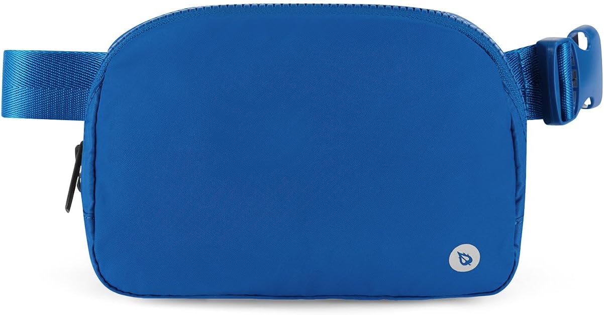 BALEAF Belt Bag Women Crossbody Fanny Pack Fashion Waist Packs Adjustable Strap Black 1L