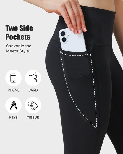 Zylioo Carpi Yoga Pants for Women – Cropped Workout Leggings with Pockets