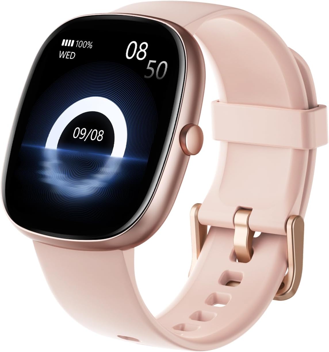 HUAKUA Women’s Smartwatch – Bluetooth Call Answer/Make, Heart Rate & SpO2 Tracking, Sleep Monitor, Multi‑Sport Fitness Tracker