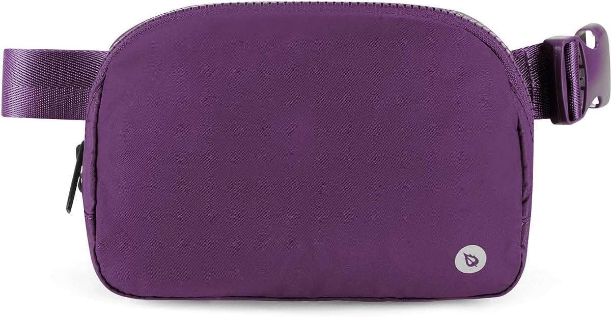 BALEAF Belt Bag Women Crossbody Fanny Pack Fashion Waist Packs Adjustable Strap Black 1L