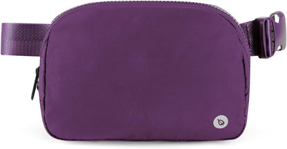 BALEAF Belt Bag Women Crossbody Fanny Pack Fashion Waist Packs Adjustable Strap Black 1L