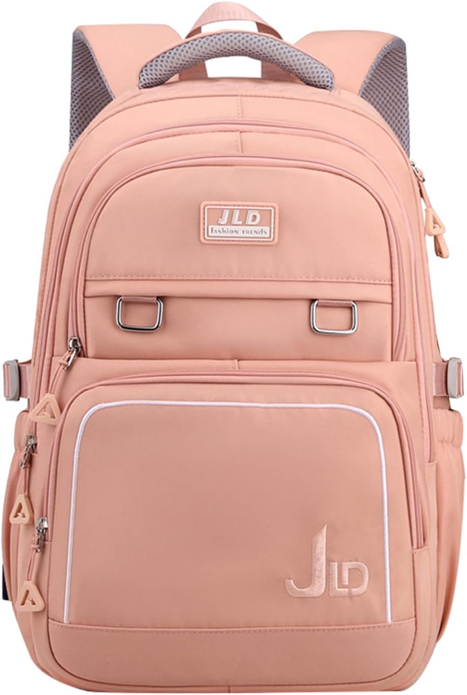 Women's & Teen Girls Laptop Backpack | 35L School & Travel Daypack with Anti-Theft Pocket — Grey
