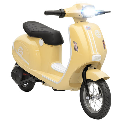 AIYAPLAY 24V kids electric ride-on motorbike in beige
