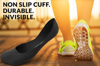 Physix Gear No‑Show Socks (Invisible) – Non‑Slip Low‑Cut Trainer Socks for Men & Women