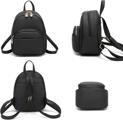 Barsine Girl's Mini Backpack Purse | Cute Small Rucksack | Casual Everyday Bag