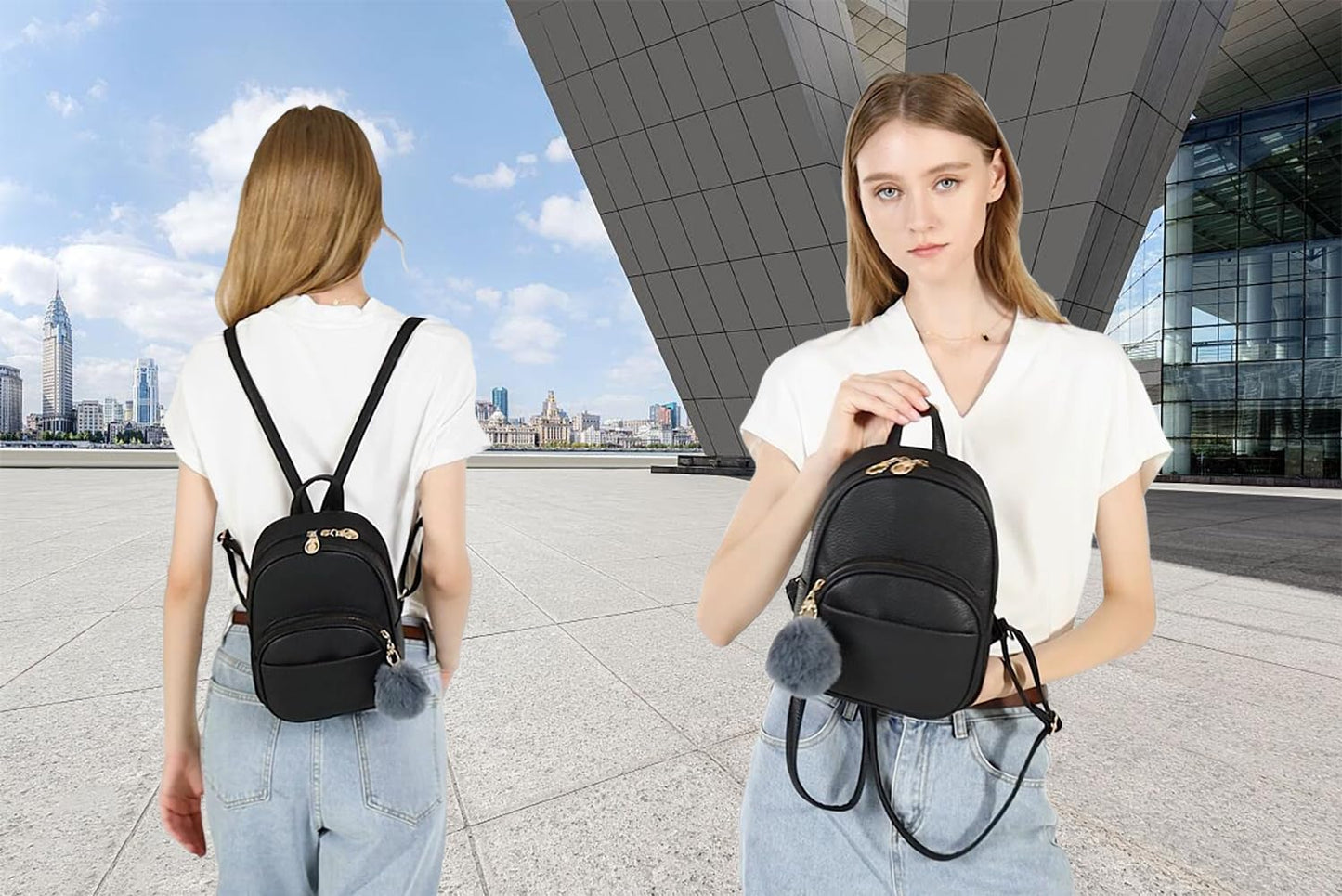 Barsine Girl's Mini Backpack Purse | Cute Small Rucksack | Casual Everyday Bag