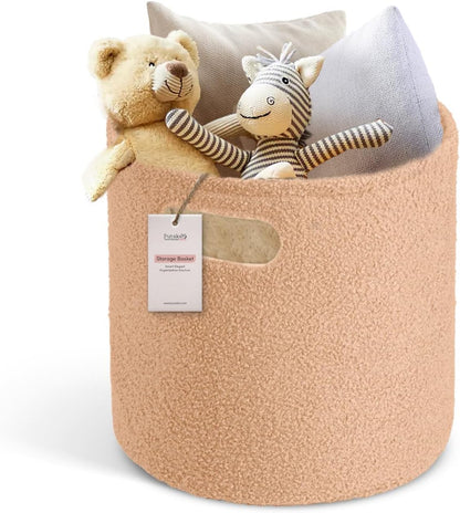 Putska Laundry Basket Hamper – Large Storage Basket for Clothes, Toys, Blankets & Organising | Brown | UK