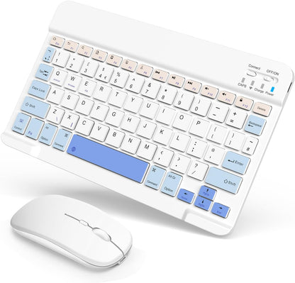 SOPPY Foldable Bluetooth Keyboard with Touchpad – USB Rechargeable Tri‑Fold Mini Wireless