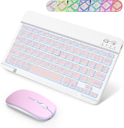SOPPY Foldable Bluetooth Keyboard with Touchpad – USB Rechargeable Tri‑Fold Mini Wireless