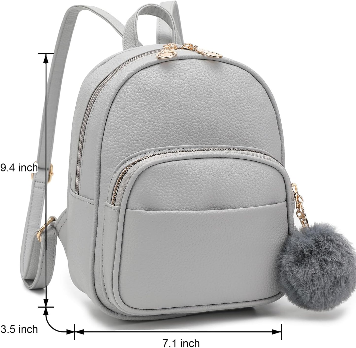 Barsine Girl's Mini Backpack Purse | Cute Small Rucksack | Casual Everyday Bag