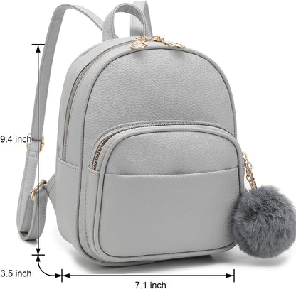 Barsine Girl's Mini Backpack Purse | Cute Small Rucksack | Casual Everyday Bag