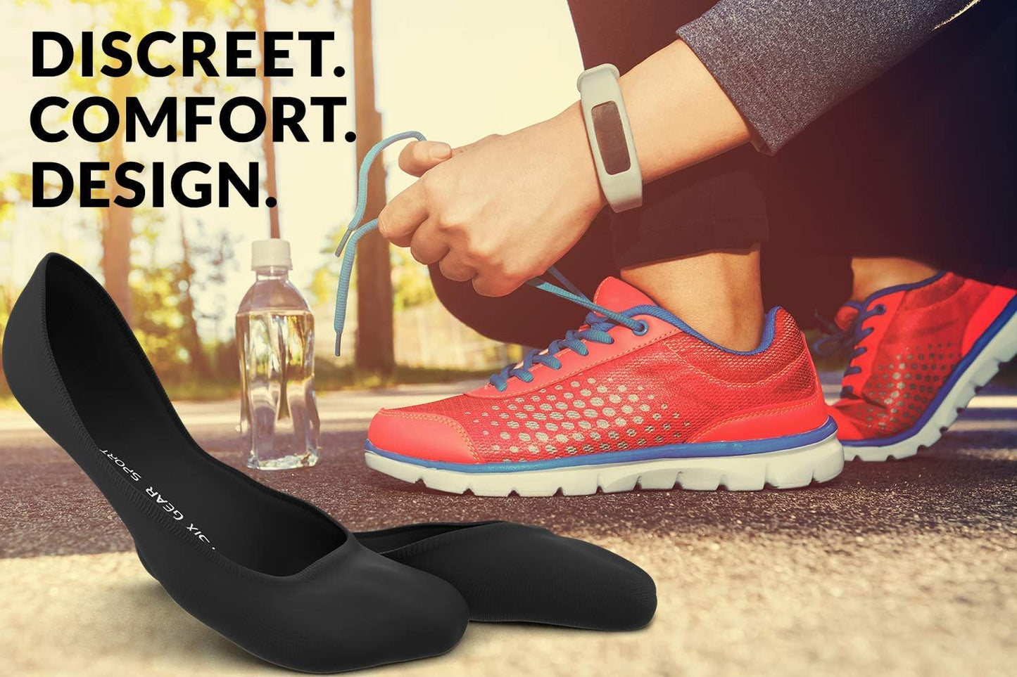 Physix Gear No‑Show Socks (Invisible) – Non‑Slip Low‑Cut Trainer Socks for Men & Women