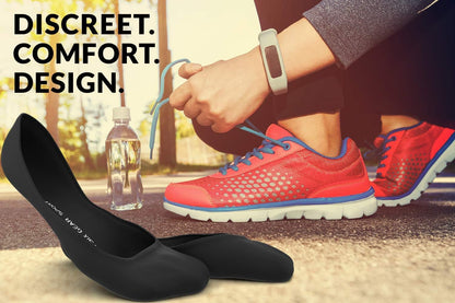 Physix Gear No‑Show Socks (Invisible) – Non‑Slip Low‑Cut Trainer Socks for Men & Women