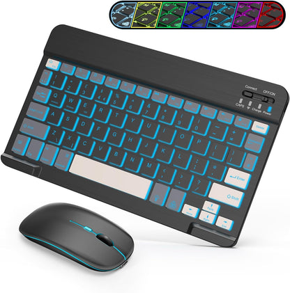 SOPPY Foldable Bluetooth Keyboard with Touchpad – USB Rechargeable Tri‑Fold Mini Wireless