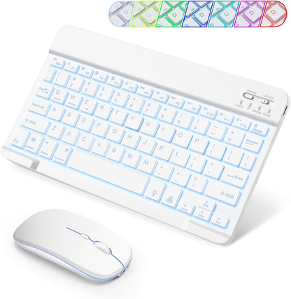 SOPPY Foldable Bluetooth Keyboard with Touchpad – USB Rechargeable Tri‑Fold Mini Wireless
