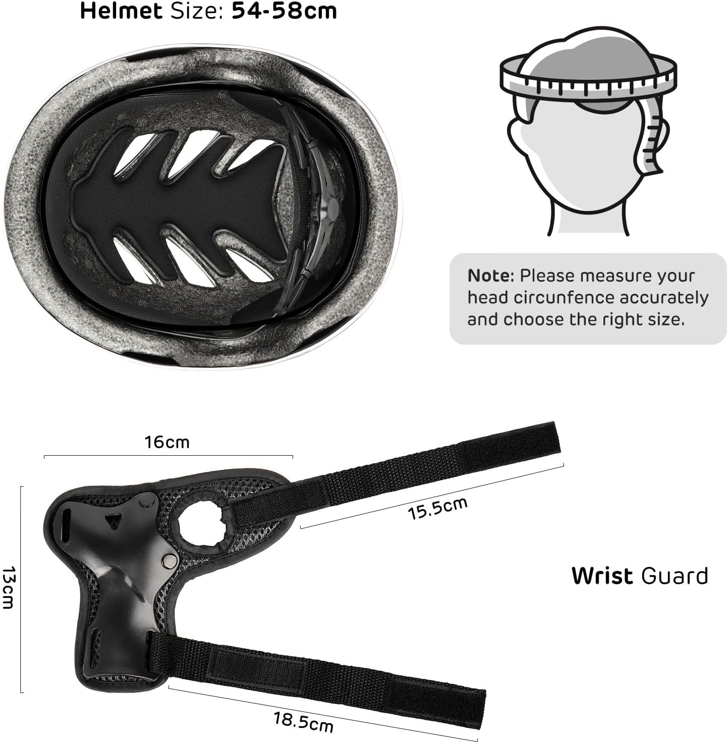 Kids Protective Helmet and Pads Set (Age 5-12) – Includes Skateboard, Knee, Elbow & Wrist Pads for Roller Skating, Cycling, Scooters, and Extreme Sports