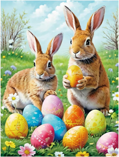 500‑Piece Easter Bunnies Jigsaw Puzzle – Family Puzzle for Adults & Kids (Gift Idea)