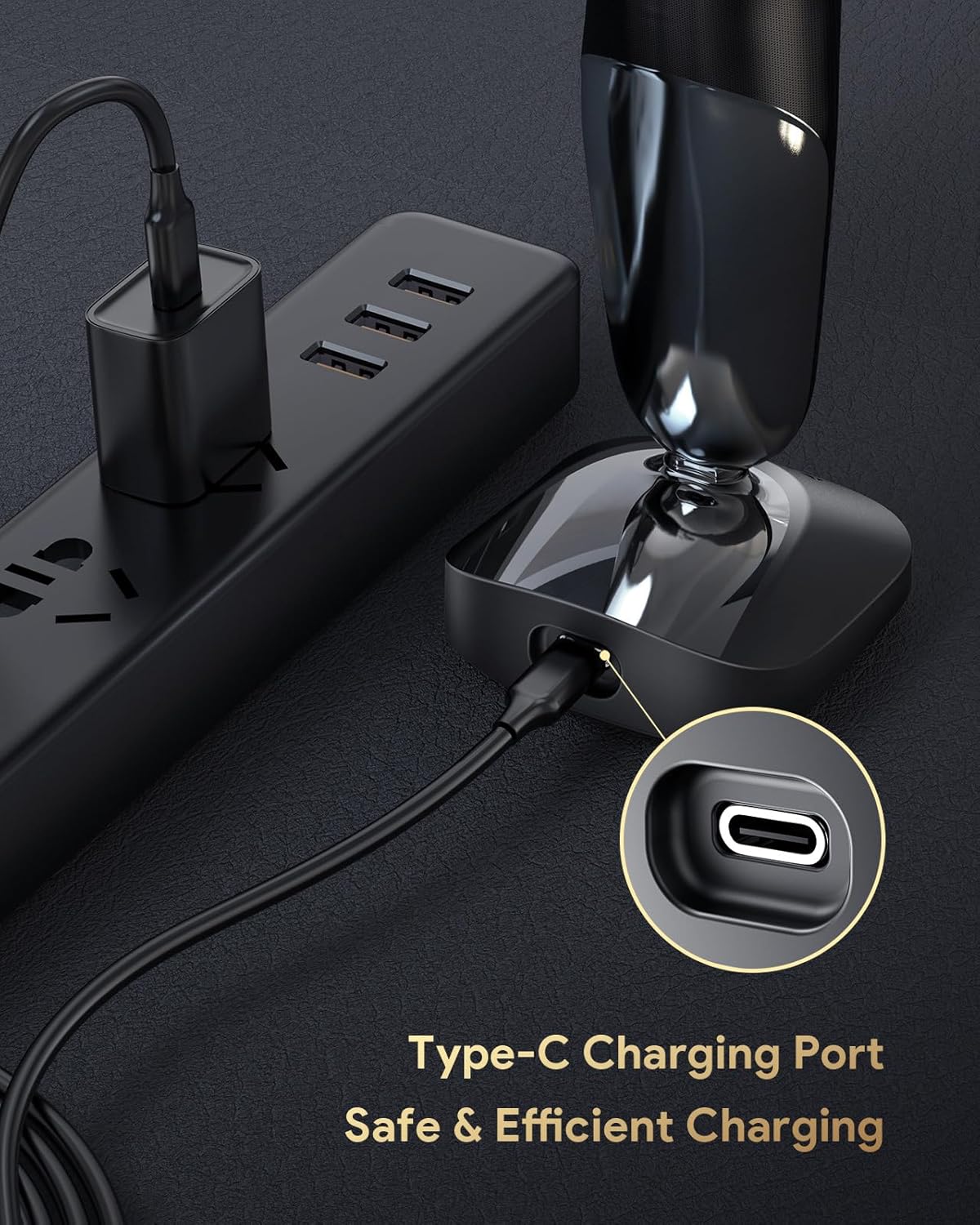 YINKE 3.5V–12V Charging Base for Braun Electric Shavers – Compatible with Series 3/5/6/7/8/9 (Travel Stand)