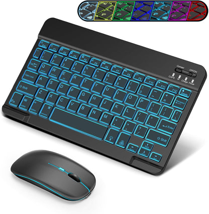 SOPPY Foldable Bluetooth Keyboard with Touchpad – USB Rechargeable Tri‑Fold Mini Wireless